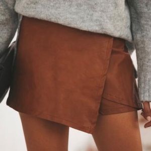 VICI Collection faux leather skort